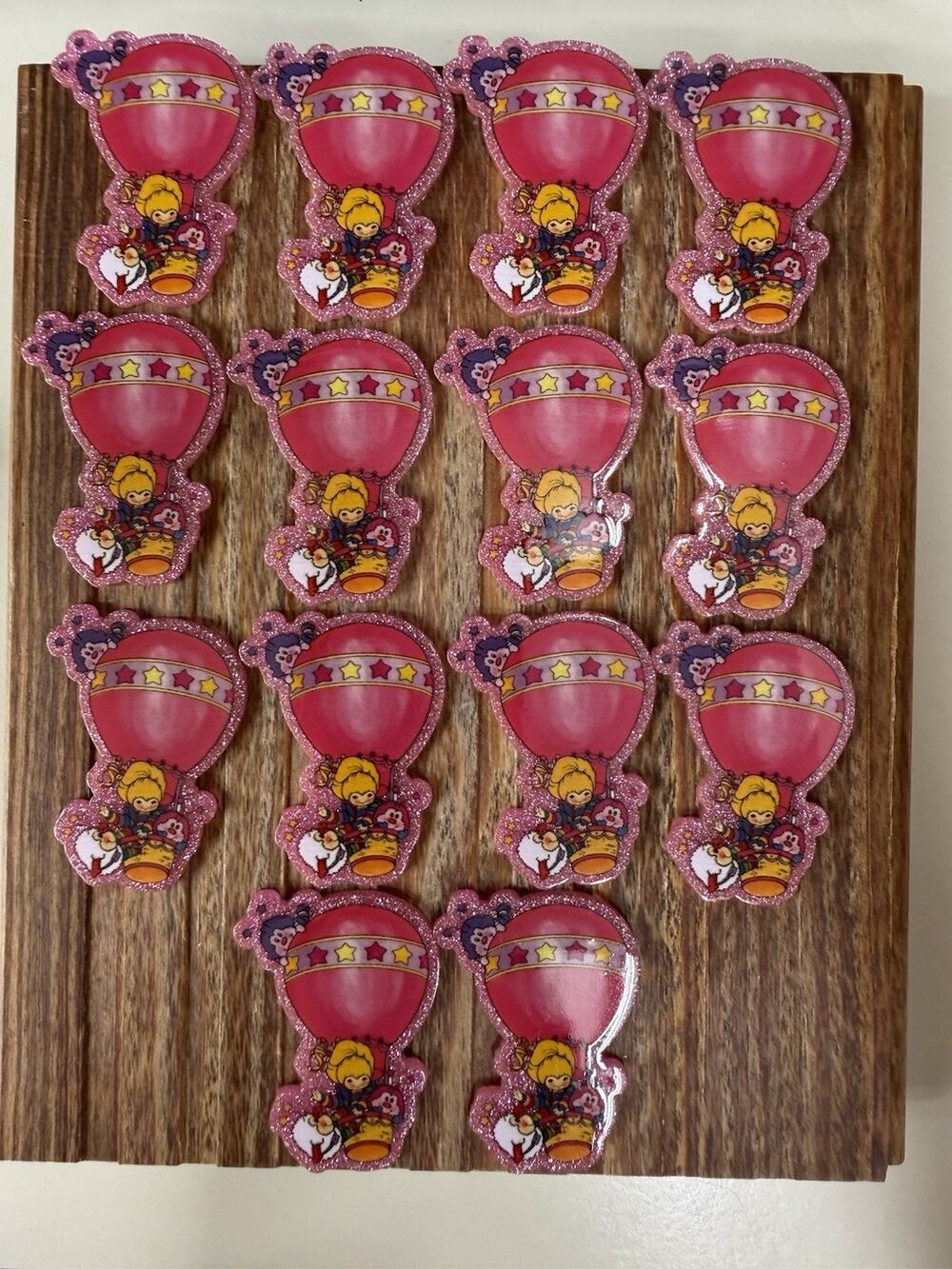 14 Pc Rainbow Brite Acrylic Flatbacks